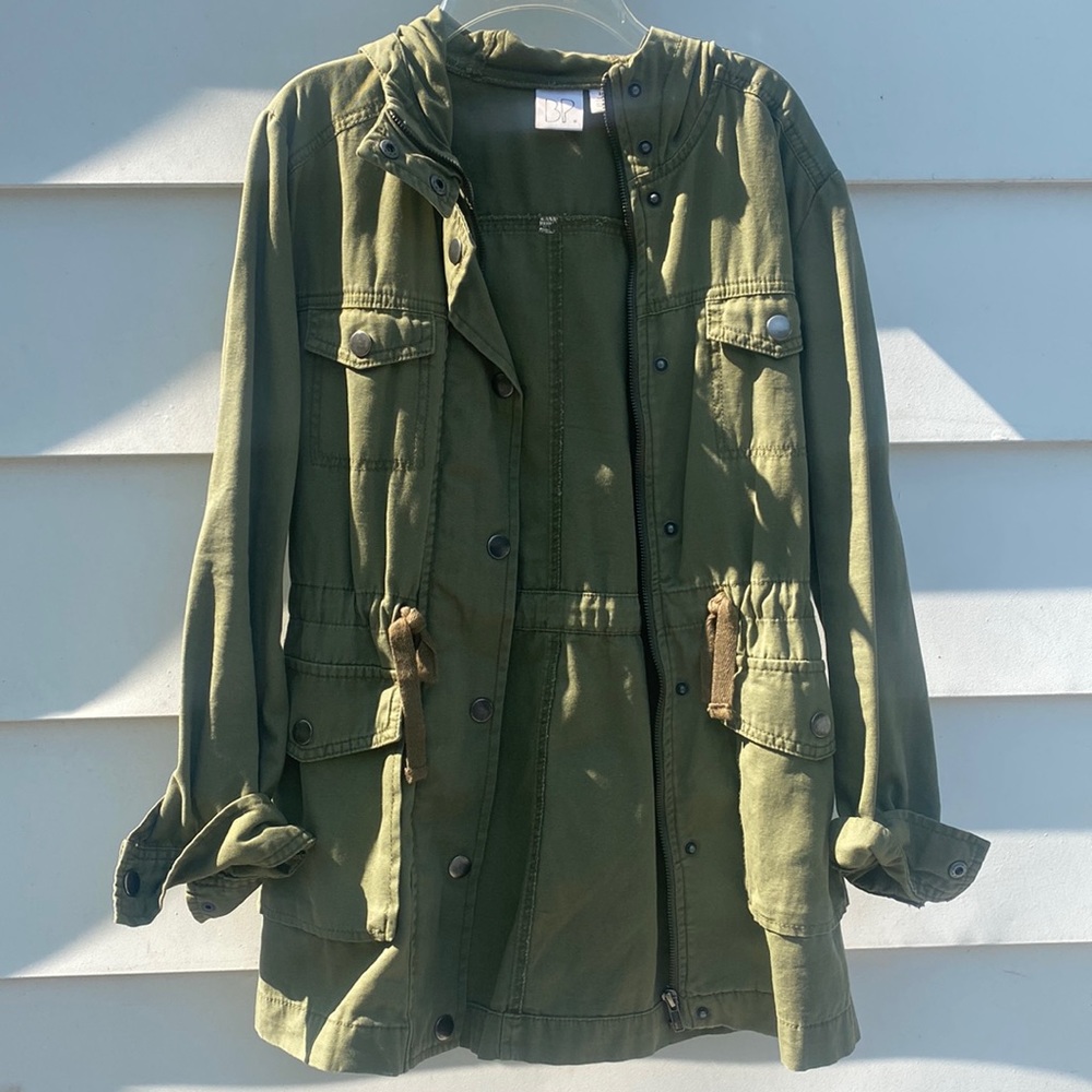 BP olive green army jacket